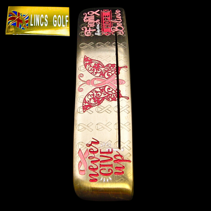 Custom Milled Breast Cancer Research Awareness Ping Anser Putter 84cm Shaft