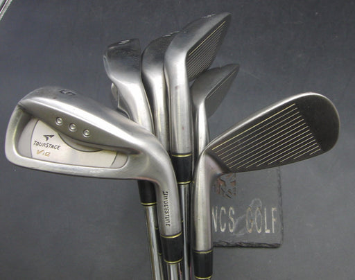 Set of 6x Bridgestone Tourstage ViQ 5-PW Irons Stiff Steel Shafts*