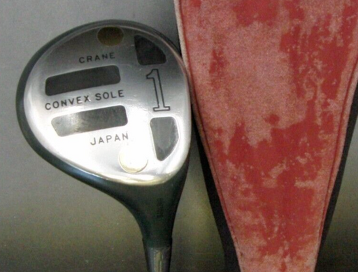 Japanese Crane Convex Sole 1 Wood Driver Regular Flex Shaft Graphite Crane Grip