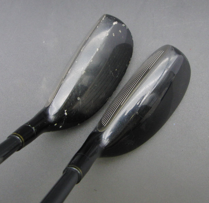 Set of 2 Ryobi Vigmedia Maraging 4 + 6 Hybrid Regular Graphite Shaft Black Grips