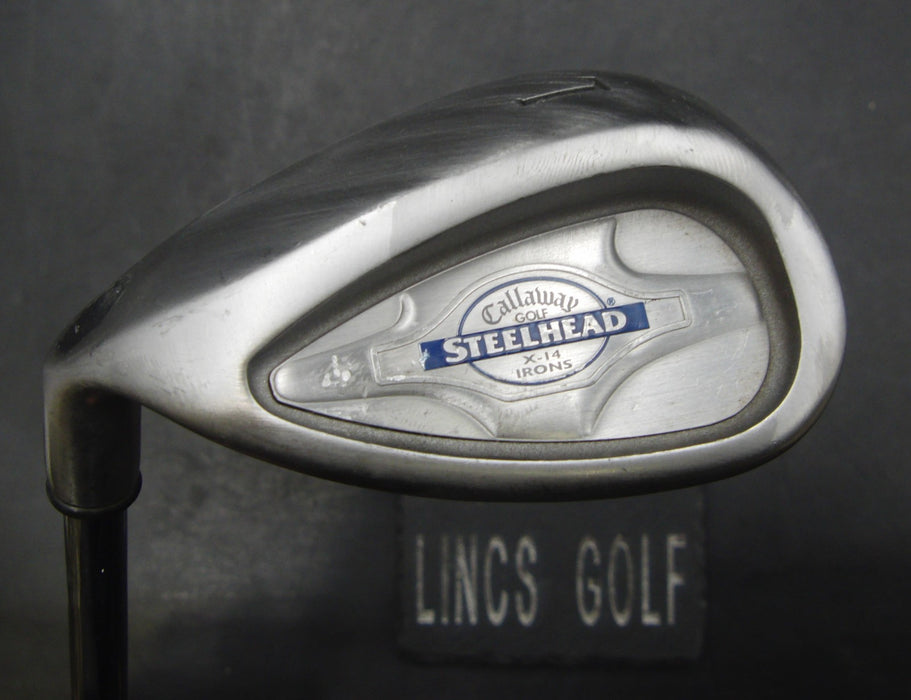 Left Handed Callaway Steal Head X-14 Lob Wedge Regular Steel Shaft Callaway Grip