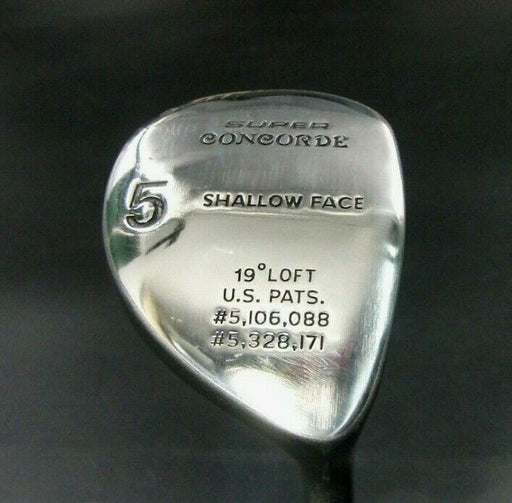 Japanese Super Concorde Shallow Face 19° 5 Wood Regular Graphite Flex