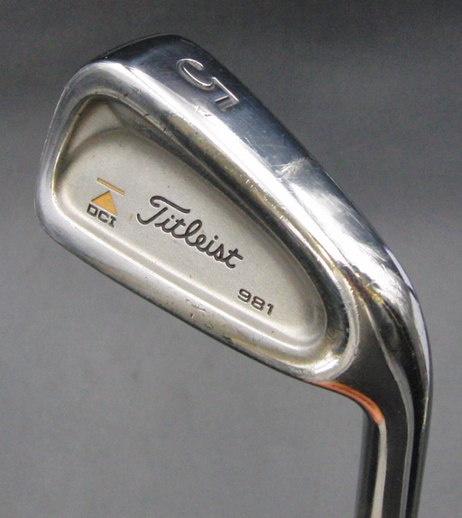 Titleist DCI 981 Gold Triangle 5 Iron Regular Flex Steel Shaft Titleist Grip