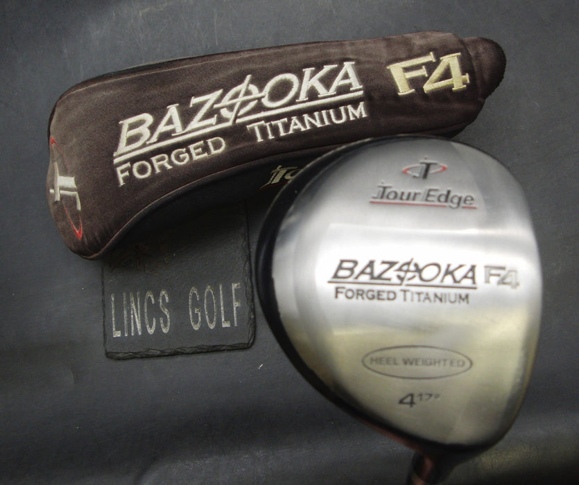 Tour Edge Bazooka F4 17° 4 Wood Regular Graphite Shaft Tour Edge Grip + HC