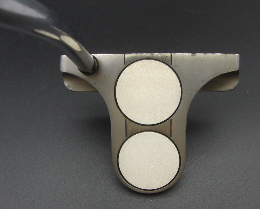 Odyssey White Steel 2-Ball Blade Putter 85cm Length Steel Shaft GolfPride Grip*