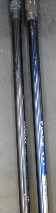 Set of 2 Bridgestone ViQ Driver + 3 Wood Regular Graphite Shafts