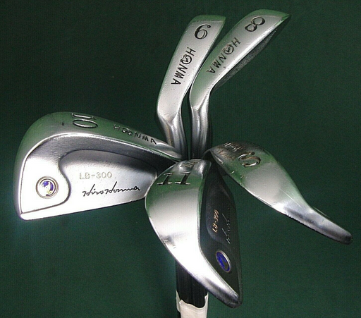 Set of 5 x Honma LB-300 Irons 8-SW Stiff Graphite Shafts SAPLIZE Grips