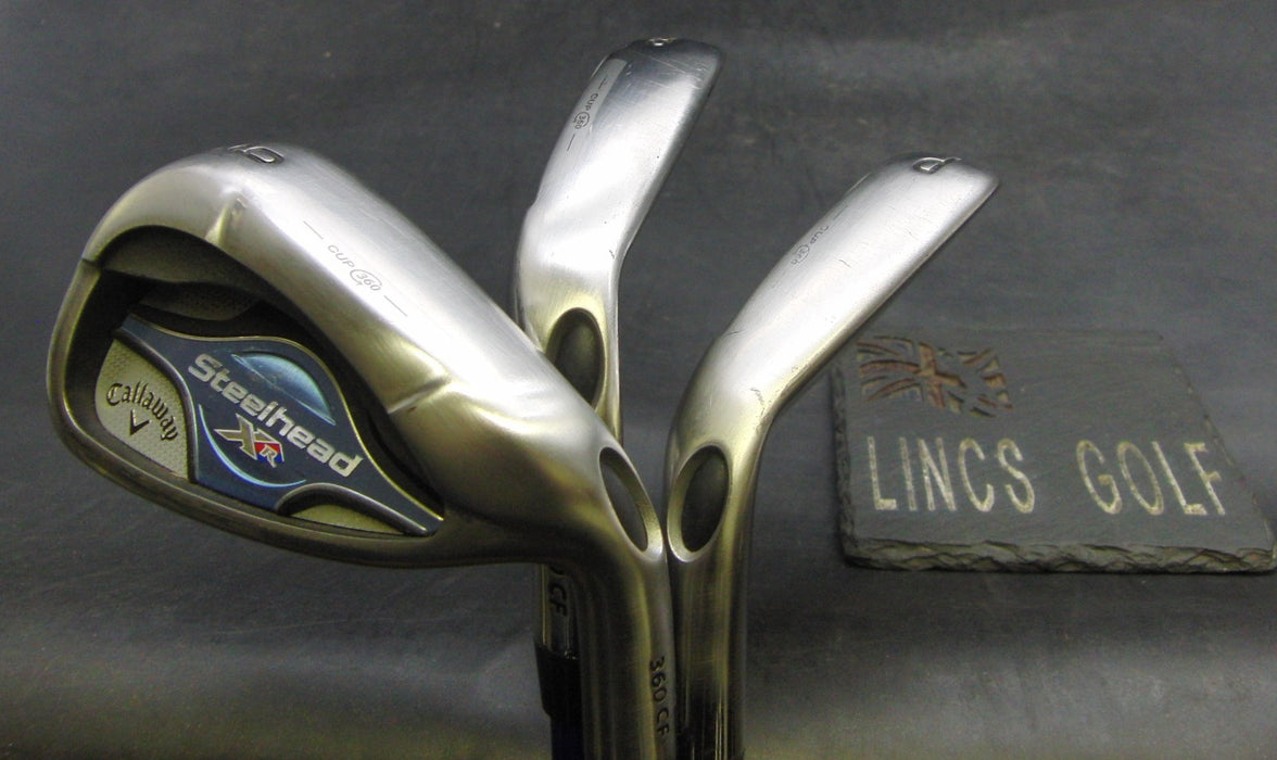 Set of 3x Ladies Callaway Steelhead XR 8+9 Irons & P/W Ladies Graphite Shafts