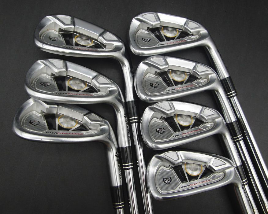 Set of 7x TaylorMade TP Tour Preferred Irons 4-PW Stiff Steel Shafts T/M Grips*
