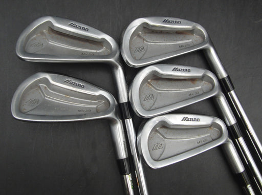 Set of 5x Mizuno MX-23 GF Forged 4-8 Irons Extra Stiff Steel Shafts Mixed Grips