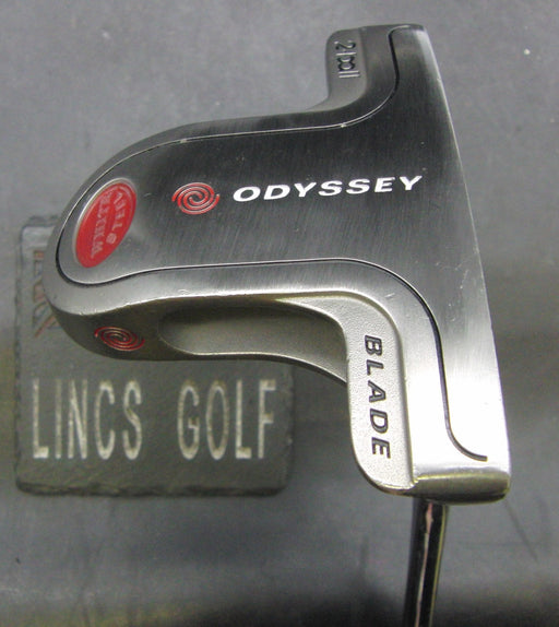 Odyssey White Steel 2-Ball Blade Putter 84cm Length Steel Shaft*