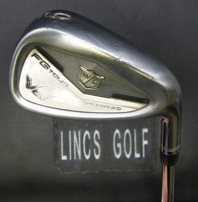 Wilson Staff FG Tour V6 Forged 9 Iron Regular Steel Shaft Wilson Staff Grip