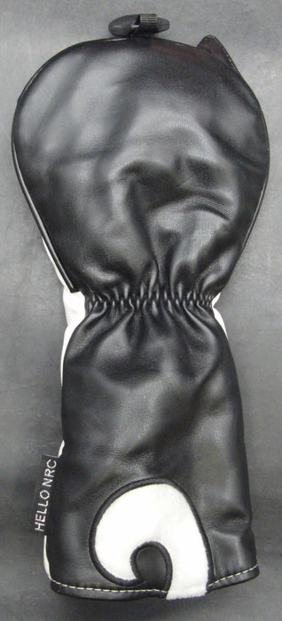 Set of 2x Hello NRC Akita Dog Wood Head Covers