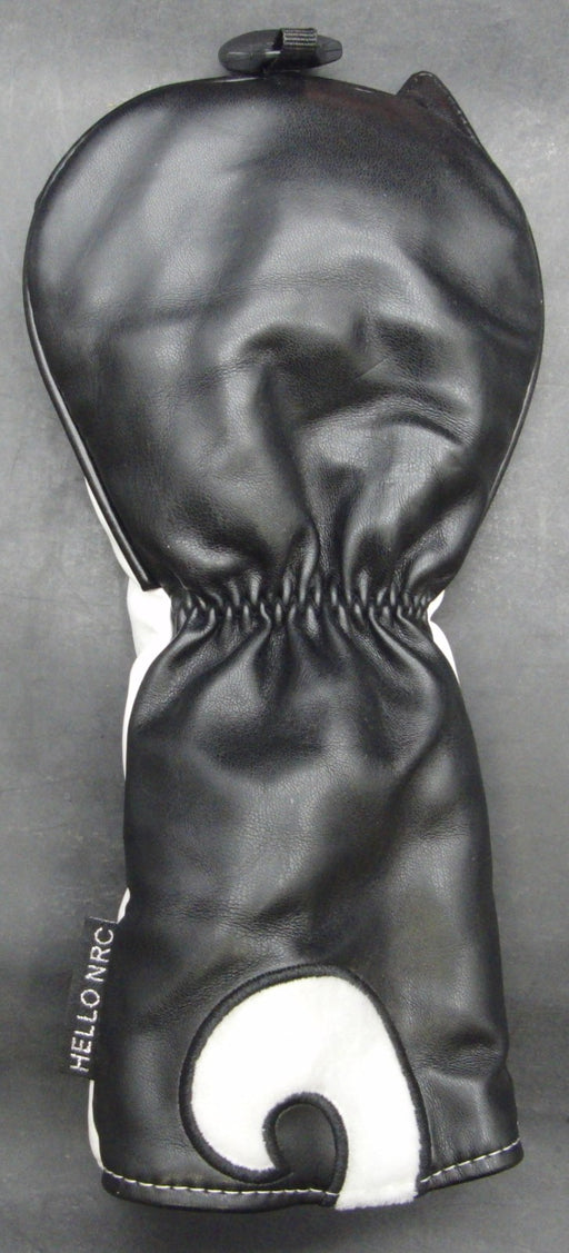 Set of 2x Hello NRC Akita Dog Wood Head Covers