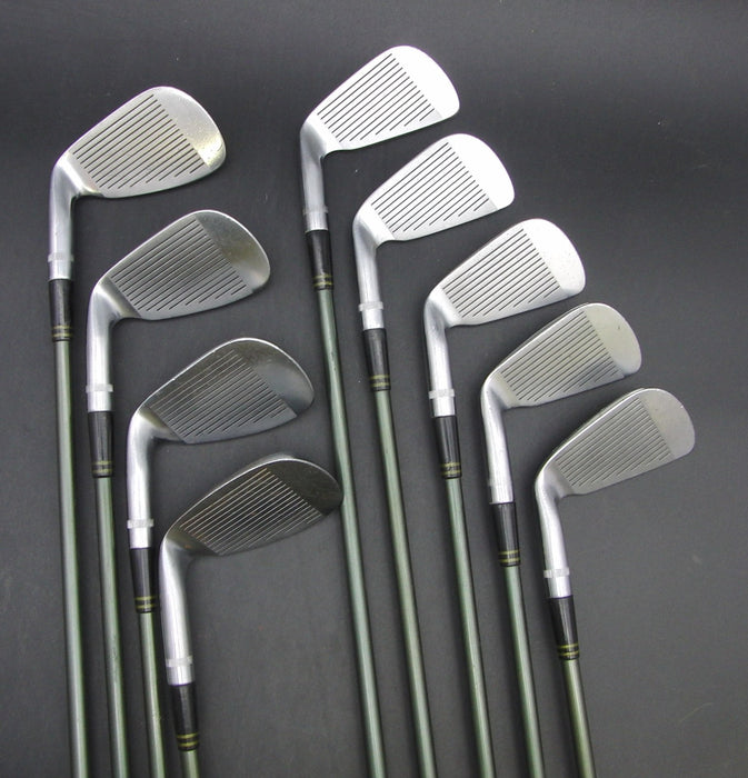 Set of 9x Ben Hogan Edge Forged 3-SW Irons Regular Graphite Shafts Black Grips
