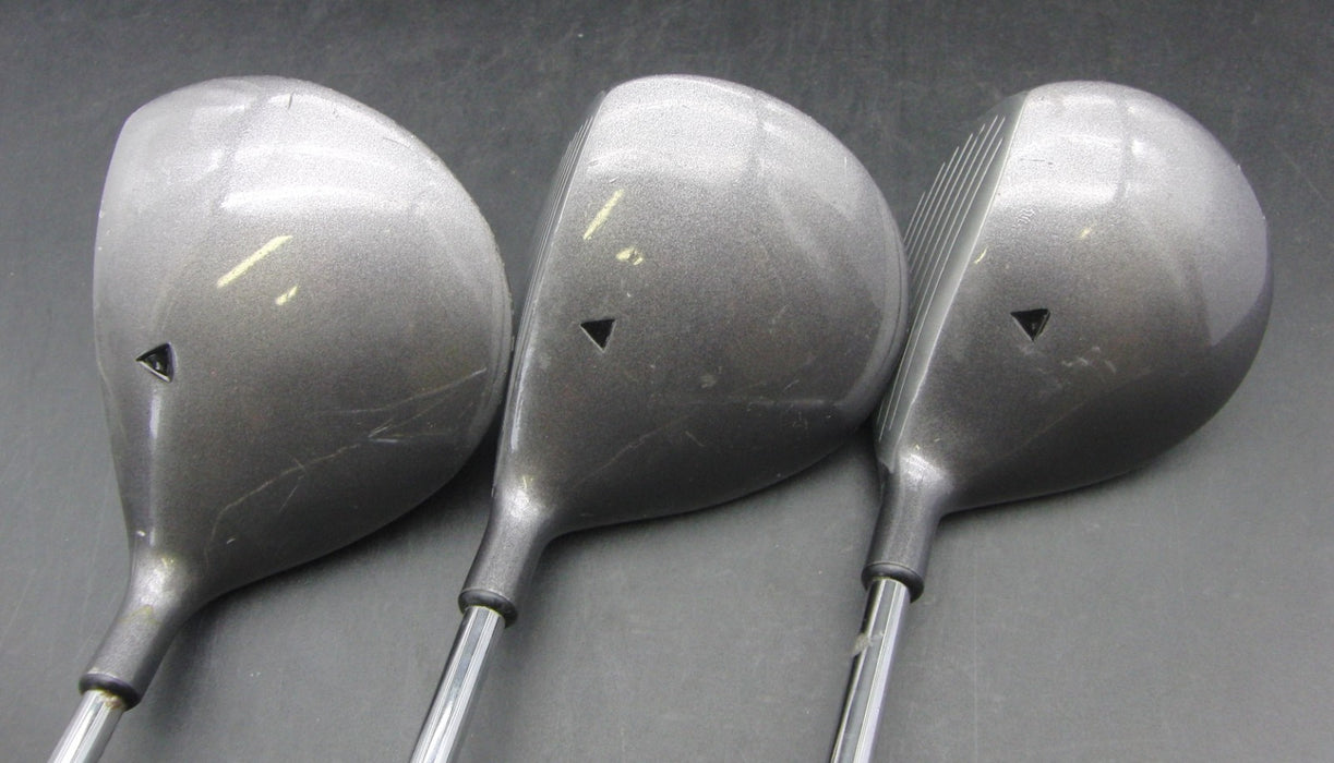 Set of 3 Mustang Titanium Matrix Driver + 3 Wood + 5 Wood Regular Steel Shafts