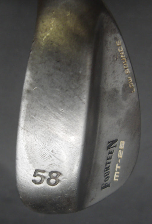 Fourteen MT-28 58 Degree Sand Wedge Stiff Steel Shaft Golf Pride Grip