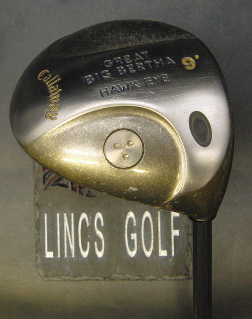 Callaway Great Big Bertha Hawk Eye 9° Driver Stiff Graphite Shaft Callaway Grip