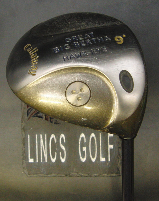 Callaway Great Big Bertha Hawk Eye 9° Driver Stiff Graphite Shaft Callaway Grip