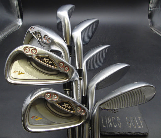 Set of 8x TaylorMade r7 XR Irons 5-SW+AW Stiff Steel Shafts Mixed Grips*