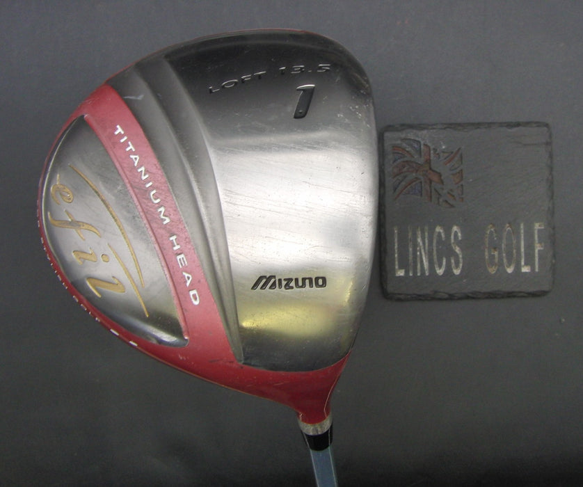Ladies Mizuno Efil Titanium Head 13.5° Driver Ladies Graphite Shaft Mizuno Grip