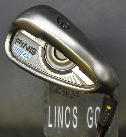 Ping G Series Yellow Dot 9 Iron Stiff Steel Shaft  (Missing Weight )