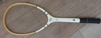 Vintage Kawasaki New Number One Wooden Tennis Racket Made in Japan Retro