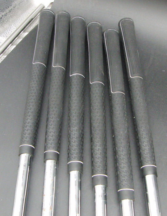Set of 6x World Eagle F-01 6-SW Irons Regular Steel Shafts Black Grips*
