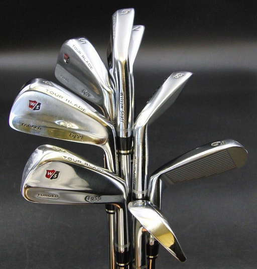 Set of 8x Wilson Staff Fg59 Tour Blade Forged Irons 3-PW Regular Steel Shafts