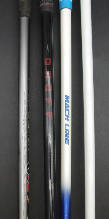 Set of 4 Golf Drivers XXIO ONOFF Daiwa GPM Stiff/Regular Graphite Shafts + Grips