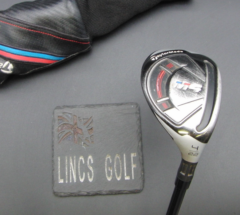 TaylorMade M4 22° 4 Hybrid Regular Graphite Shaft Golf Pride Grip + Head Cover*