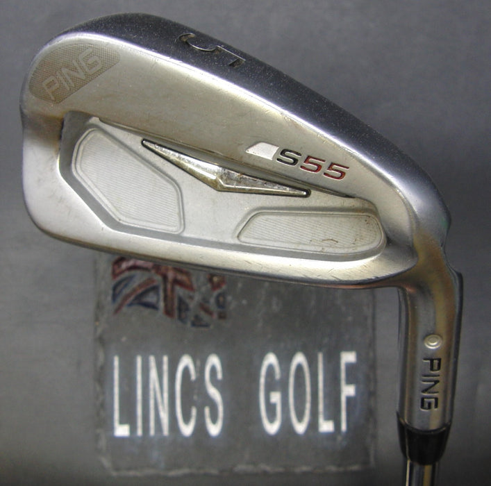 Ping S55 White Dot 5 Iron Extra Stiff Steel Shaft Golf Pride Grip