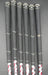 Set of 6x Callaway RAZR X Black Irons 5-PW Senior Graphite Shafts Callaway Grips