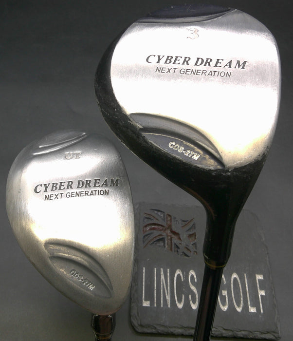Set of 2 Cyber Dream CDS-27M 3 Wood+Hybrid Ladies Graphite Shaft