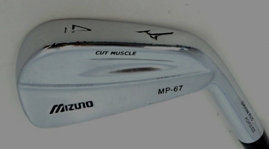 Mizuno MP67 Grain Flow Forged 4 Iron Stiff Steel Shaft Mizuno Grip