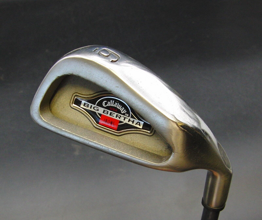 Callaway Big Bertha Irons 6 Iron Stiff Flex Graphite Shaft Callaway Grip