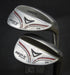 Set of 2 Maruman Verity Red-V 50° Sand + 56° Gap Wedges Regular Graphite Shafts