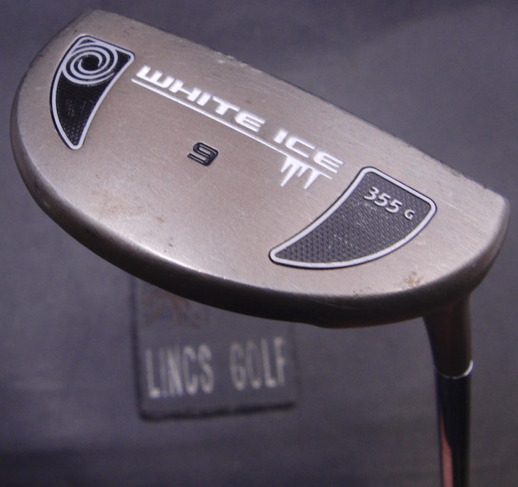 Odyssey White Ice 9 355G Putter Steel Shaft 83cm Length Psyko Grip*