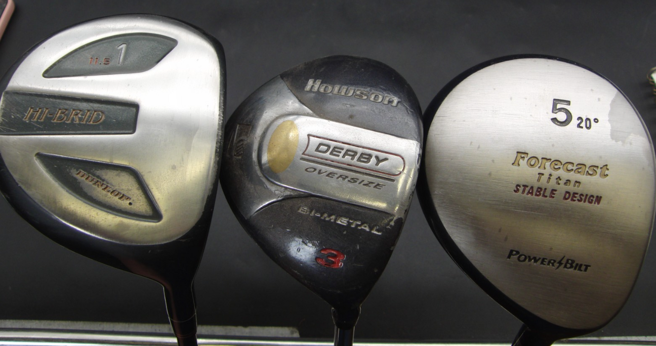Set Of Ping Eye 2 Red Dot 3-PW Irons + Dunlop Driver + 3 + 5 Wood + Putter