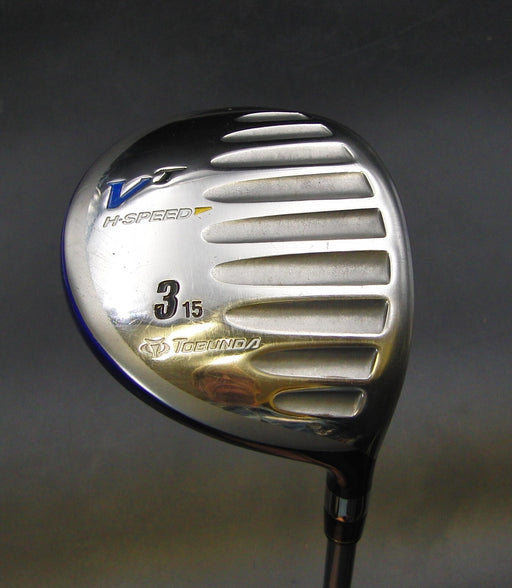 Japanese Tobunda VT H Speed 15° 3 Wood Stiff Graphite Shaft Tobunda Grip