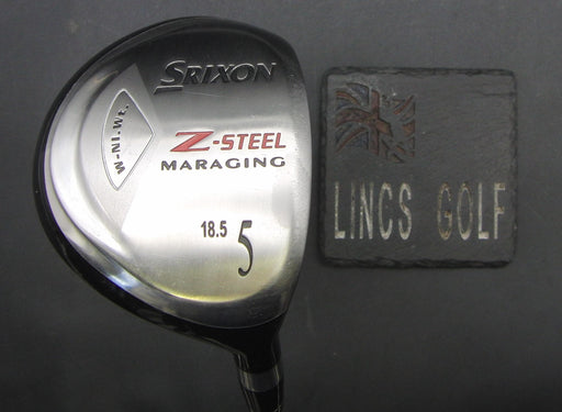 Srixon Z-Steel Maraging 18.5° 5 Wood Stiff Graphite Shaft Golf Pride Grip