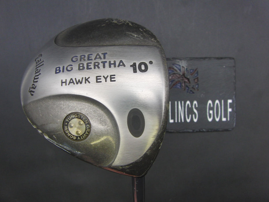 Callaway Great Big Bertha Hawk Eye 10° Driver Firm Graphite Shaft Callaway Grip