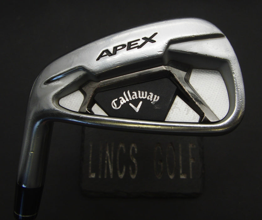 Left-Handed Callaway Apex Forged 7 Iron Stiff Steel Shaft Callaway Grip