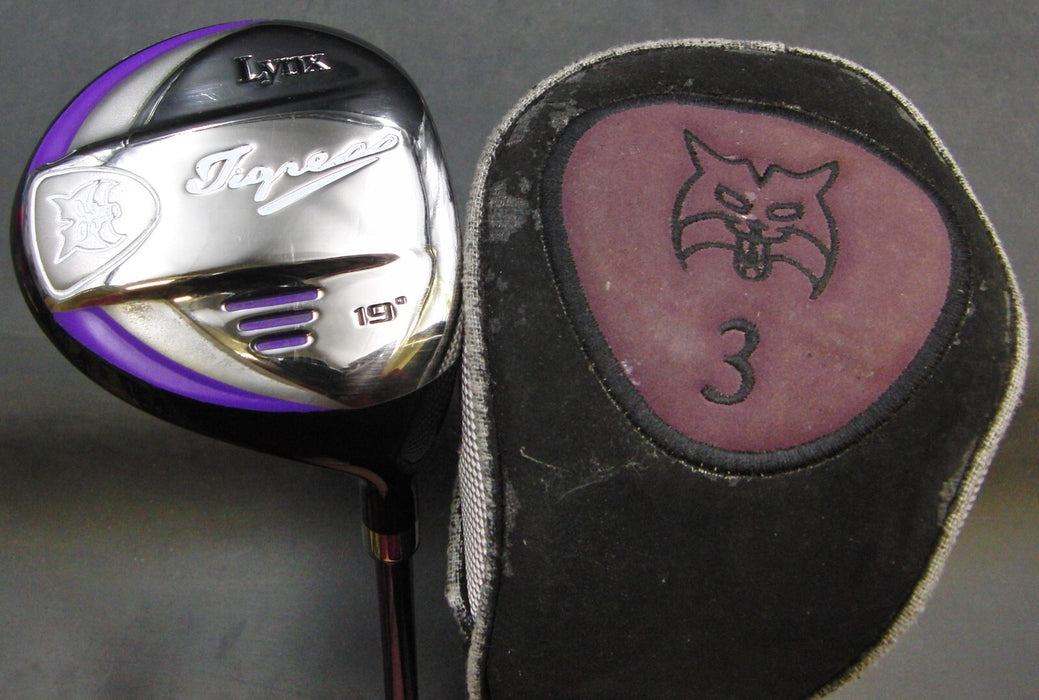 Ladies Lynx Tigress 19° Wood Ladies Graphite Shaft Golf Pride Grip +HC