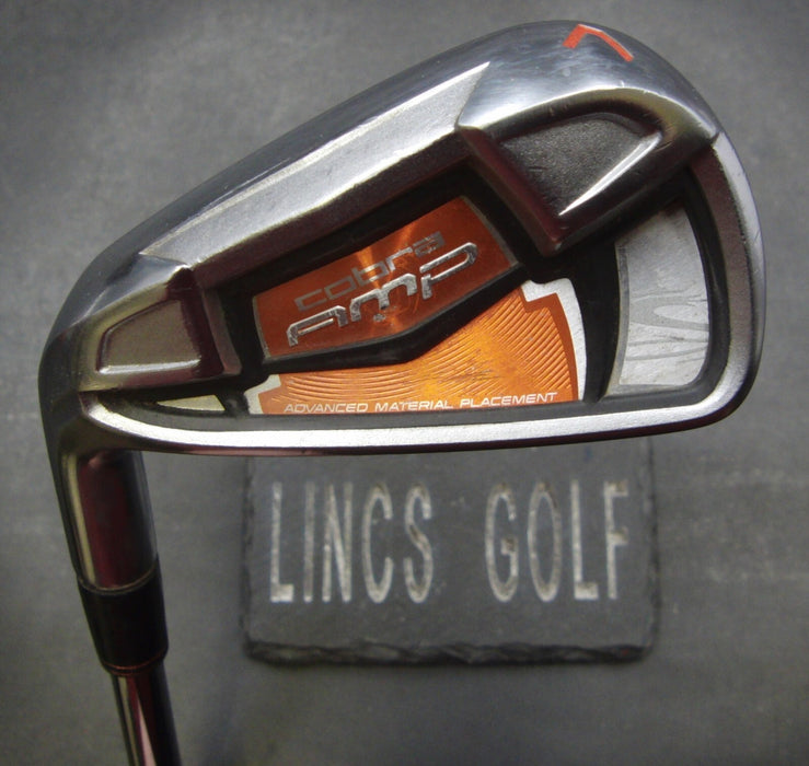 Left Handed Cobra AMP 7 Iron Regular Steel Shaft Cobra Grip