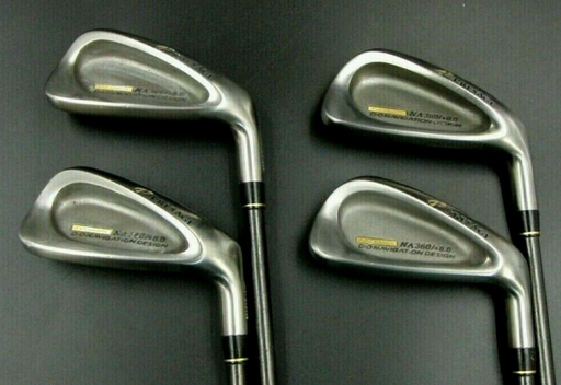 Set of 4 Mizuno PRESAGE Irons 4-7 Stiff Graphite Shafts Golf Pride Grips