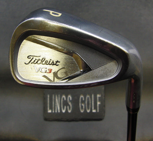 Titleist VG3 Forged Pitching Wedge Stiff Graphite Shaft Karma Grip