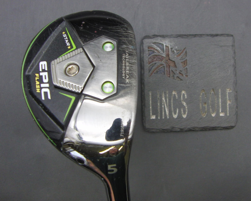 Callaway Epic Flash Star 5 Hybrid Stiff Steel Shaft Golf Pride Grip