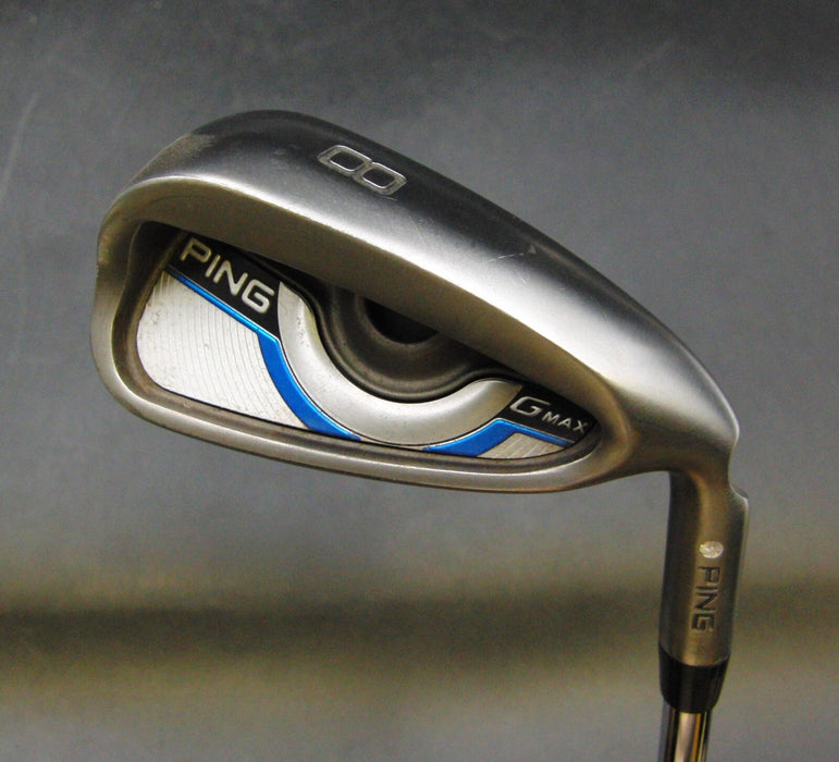 Ping GMax White Dot 8 Iron Stiff Steel Shaft Ping Grip