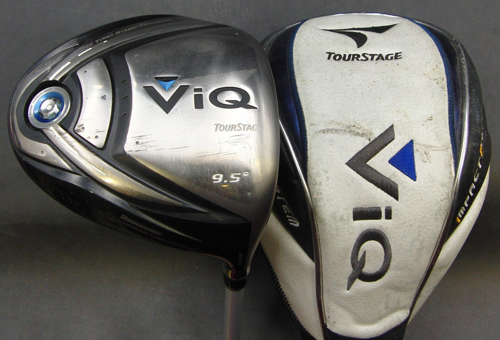 Bridgestone ViQ 9.5° Driver Stiff Graphite Shaft Bridgestone Grip + Headcover